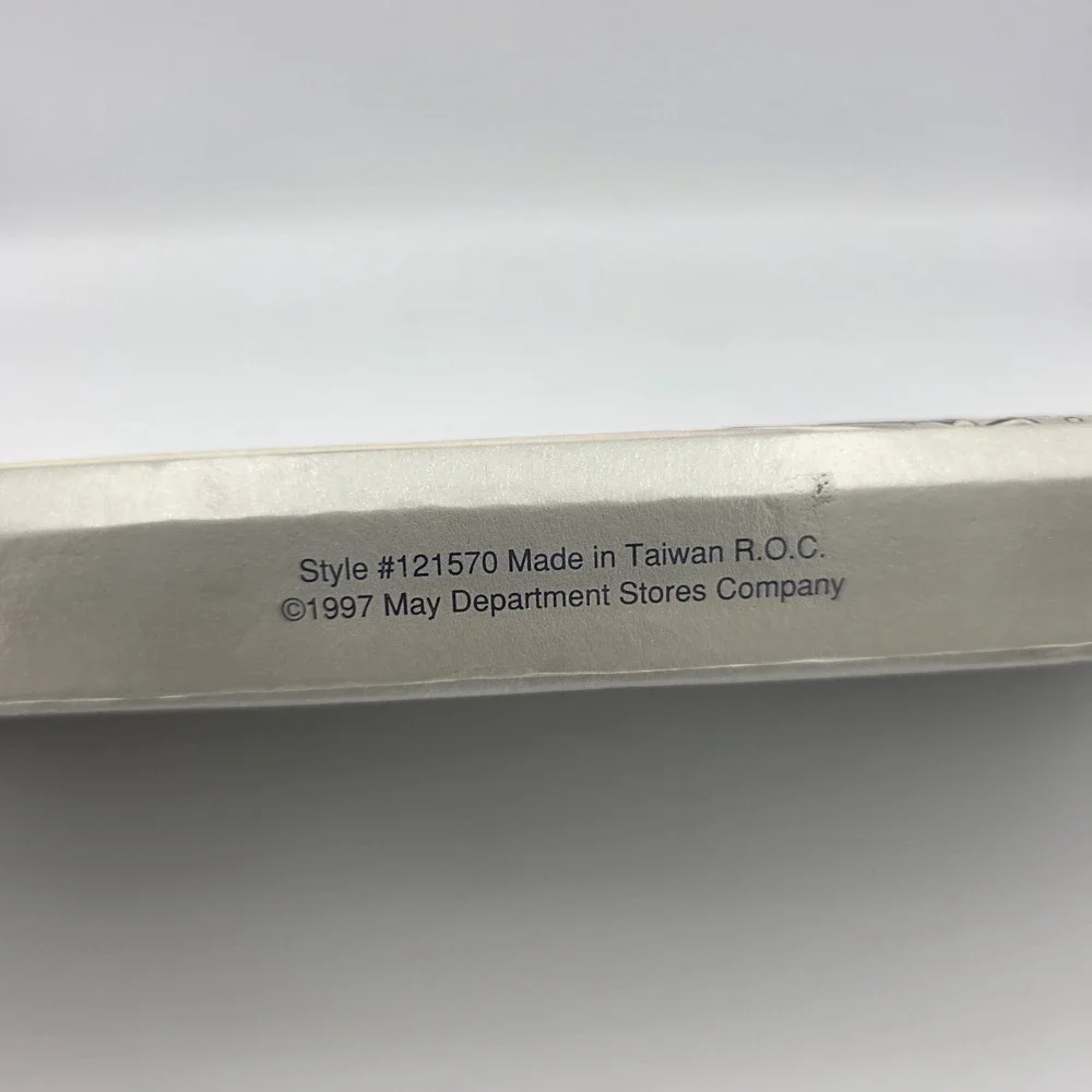 New Vtg 1997 Royal Limited Silver Baby Panoramic Photo‎ Picture Frame #121570